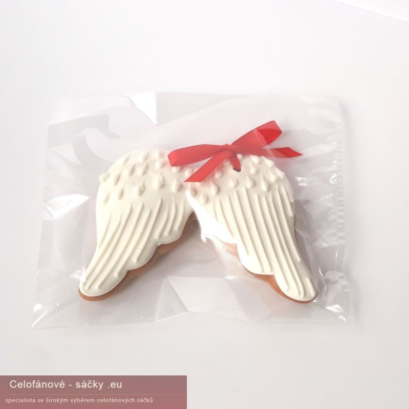 PP Celofánový sáček plochý, průhledný, balení 100ks