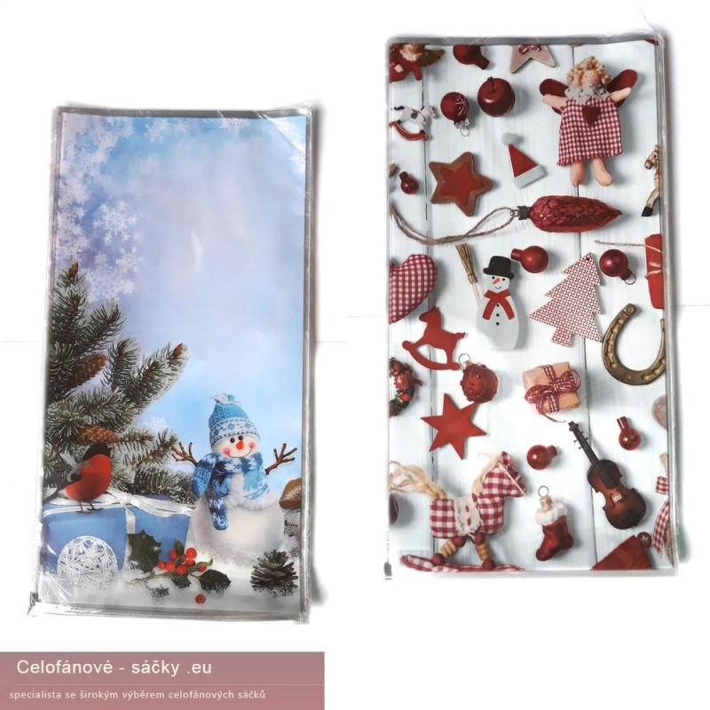 PP Celofánový sáček s potiskem, balení 50ks